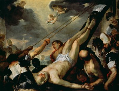 La Crucifixion de Saint Pierre, vers 1660 - Luca Giordano